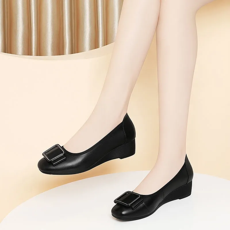 Home Office Setup Ideas - Zapatos de mujer con punta redonda,