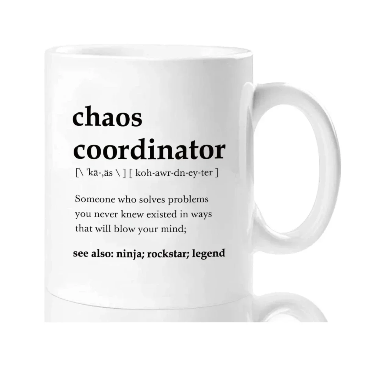 Home Office Dictionary - Taza de Café de Cerámica con