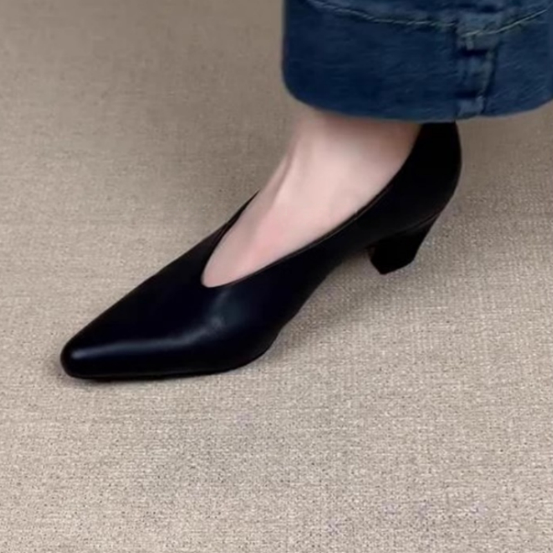 Home Office Makeover - 2025 Nuevos zapatos de tacón grueso