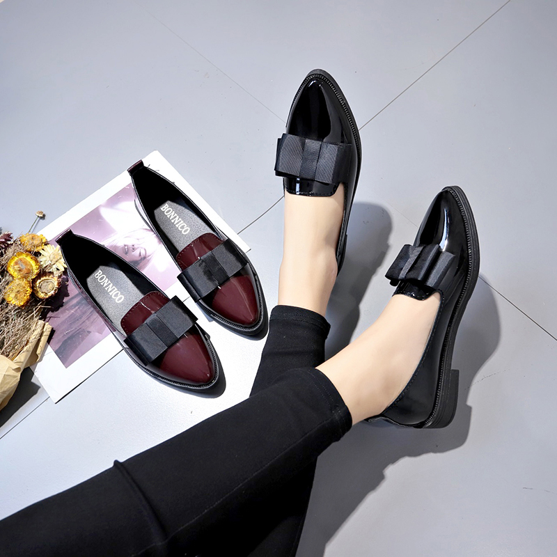 Zapatos Planos de Piel Sintéti - Home Office Makeover reseña y precio