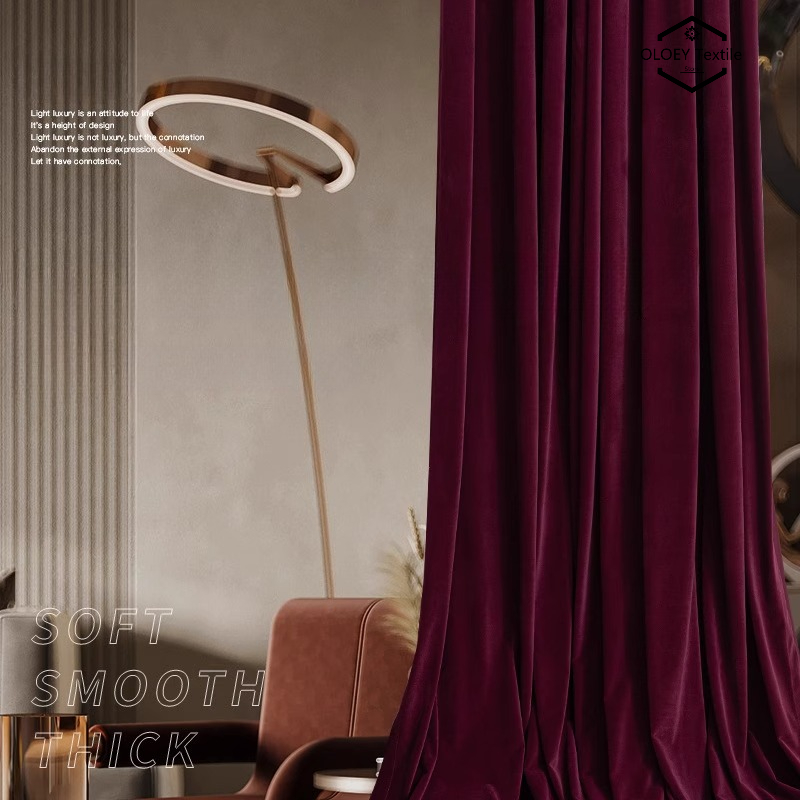Cortinas de Terciopelo Rojo Vi - Home Office Buy reseña y precio