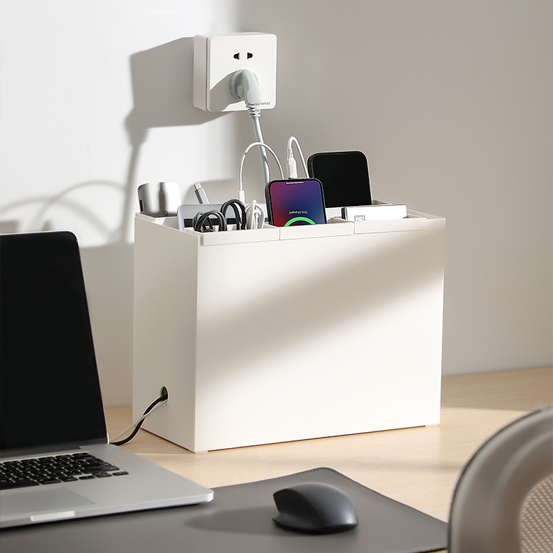 Caja de almacenamiento de cabl - Cable Management Box reseña y precio