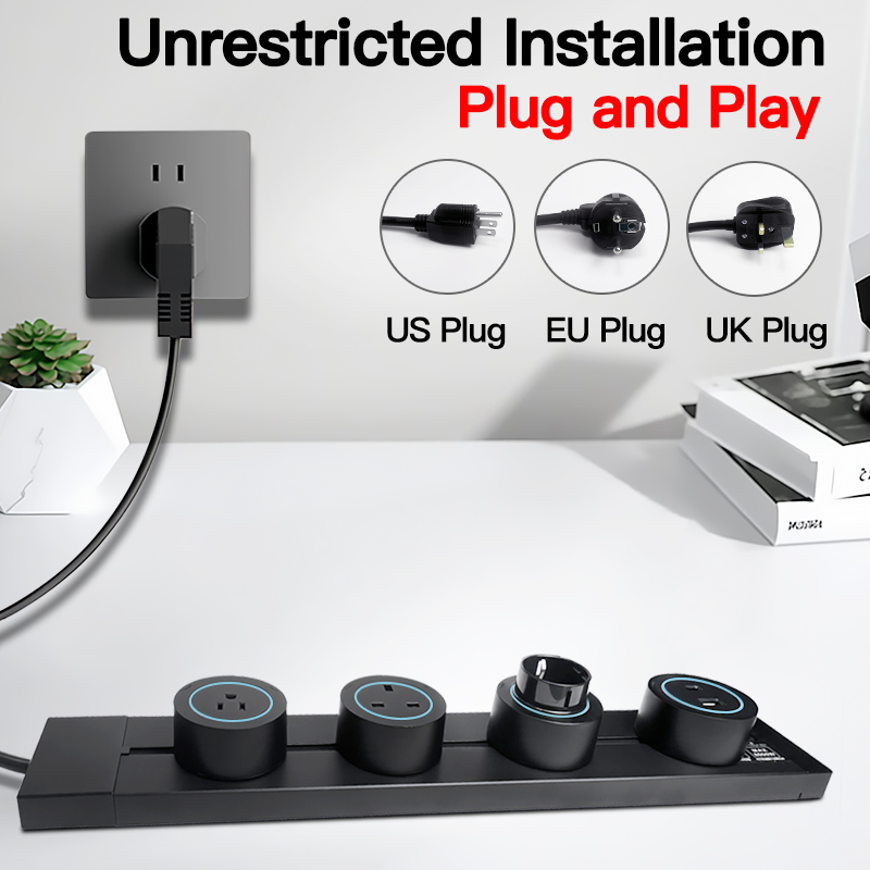 Toma de corriente de pared gri - Home Office Of Uk reseña y precio