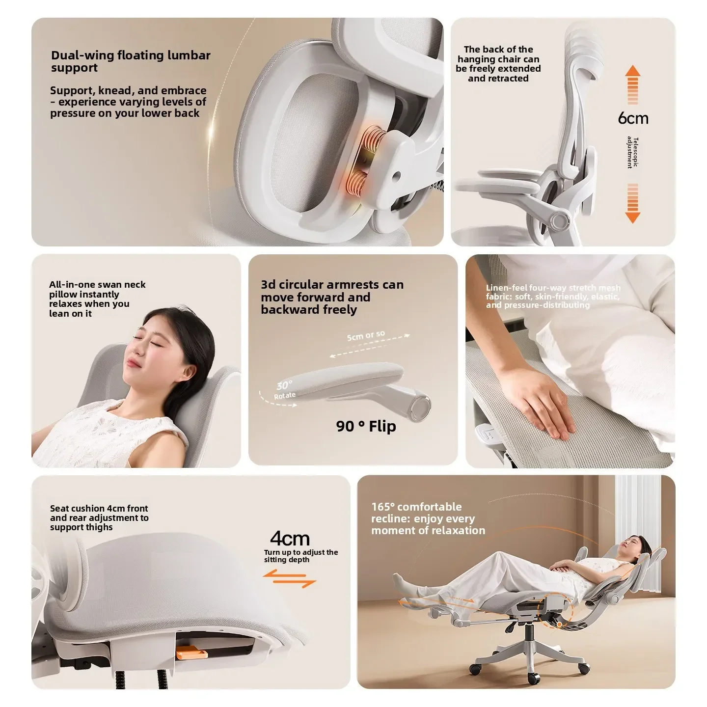 Nueva silla ergonómica, silla  - Home Office Chair reseña y precio