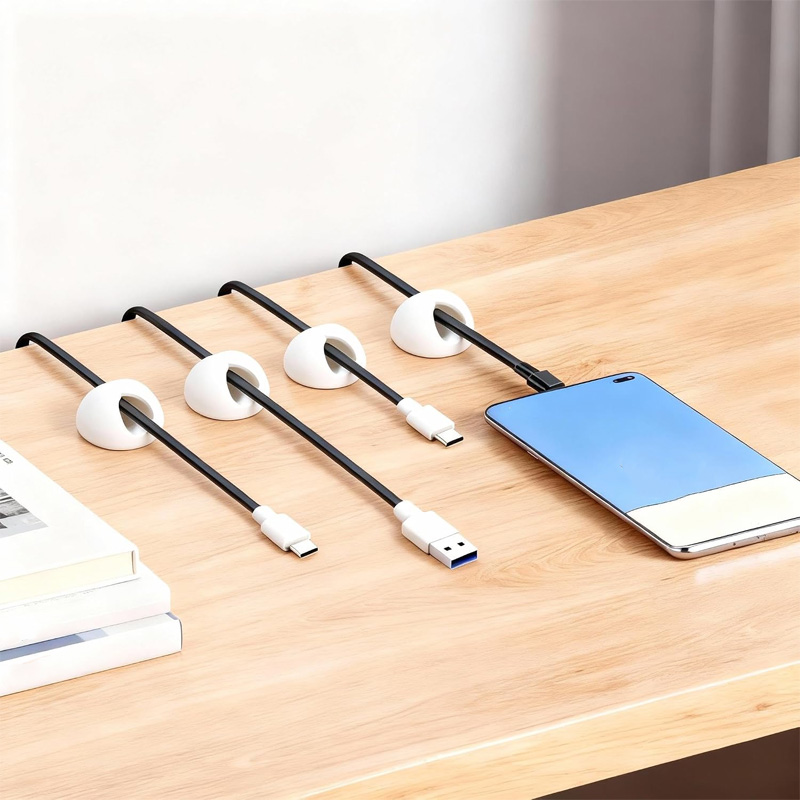 Juego de organizadores de cabl - Home Office Hidden Desk reseña y precio