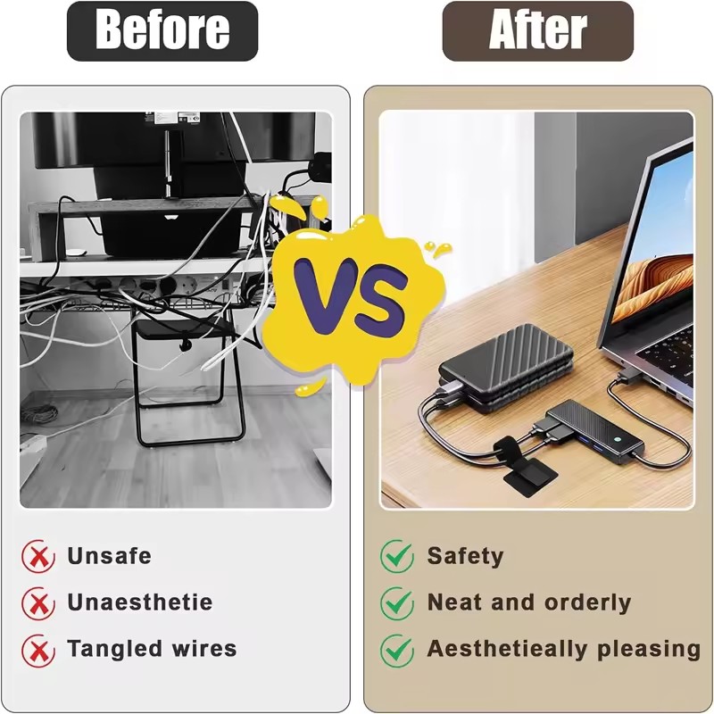 Organizadores de cables adhesi - Cable Management Box reseña y precio