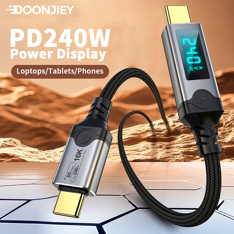 Cable USB Tipo C Thunderbolt 5 - Home Office Dictionary reseña y precio