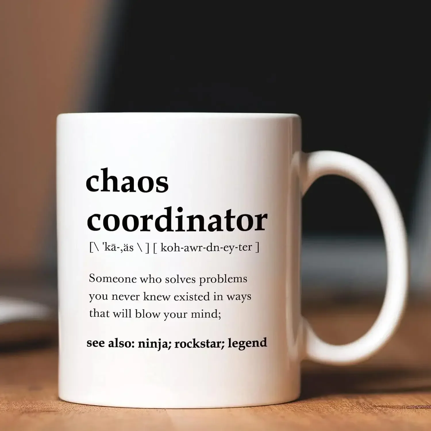 Taza de Café de Cerámica con D - Home Office Dictionary reseña y precio