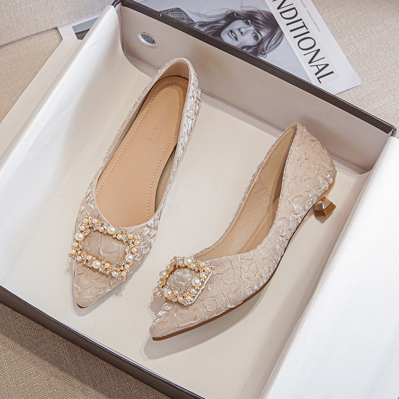 Zapatos de Tacón Bajo con Punt - Home Office Makeover reseña y precio
